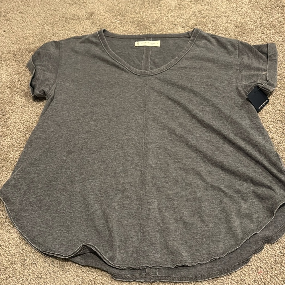Lucky Brand Gray Top
